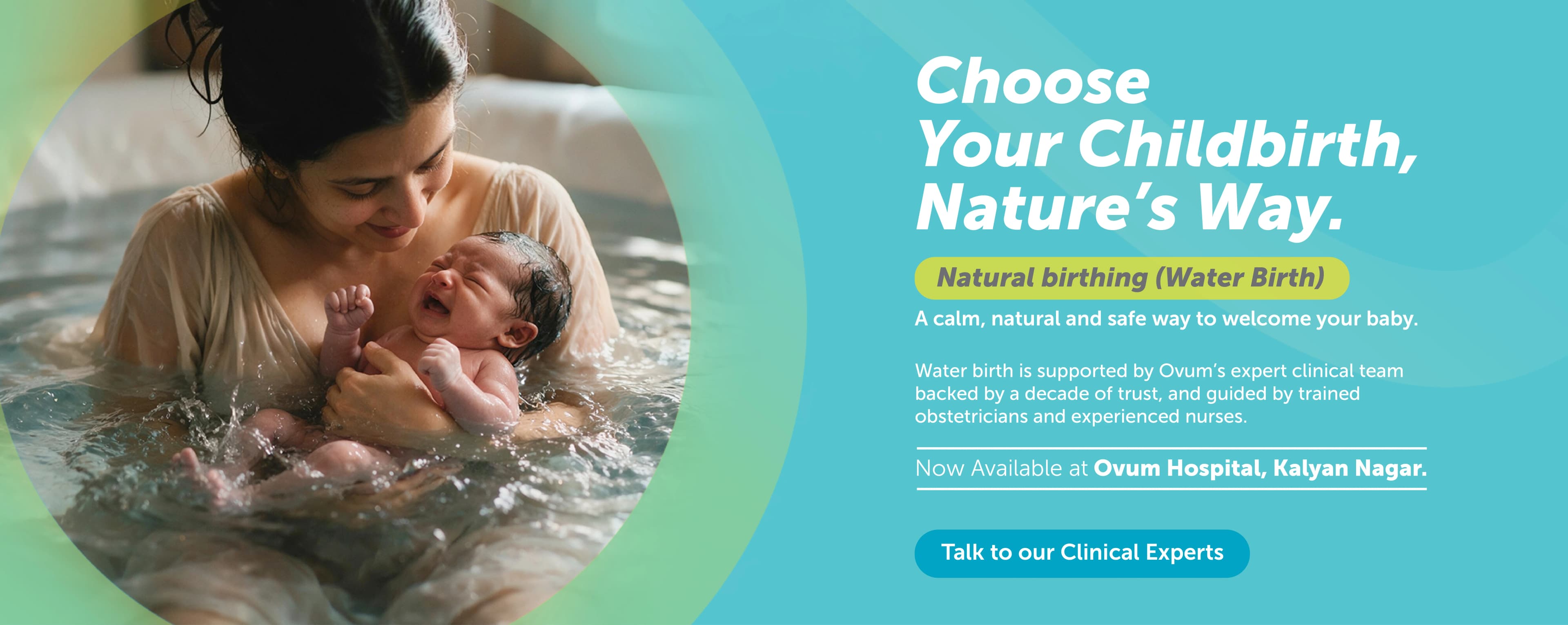 Natural Birthing (Water Birth) in Bangalore: A Calm, Natural and Safe Way to Welcome Your Baby